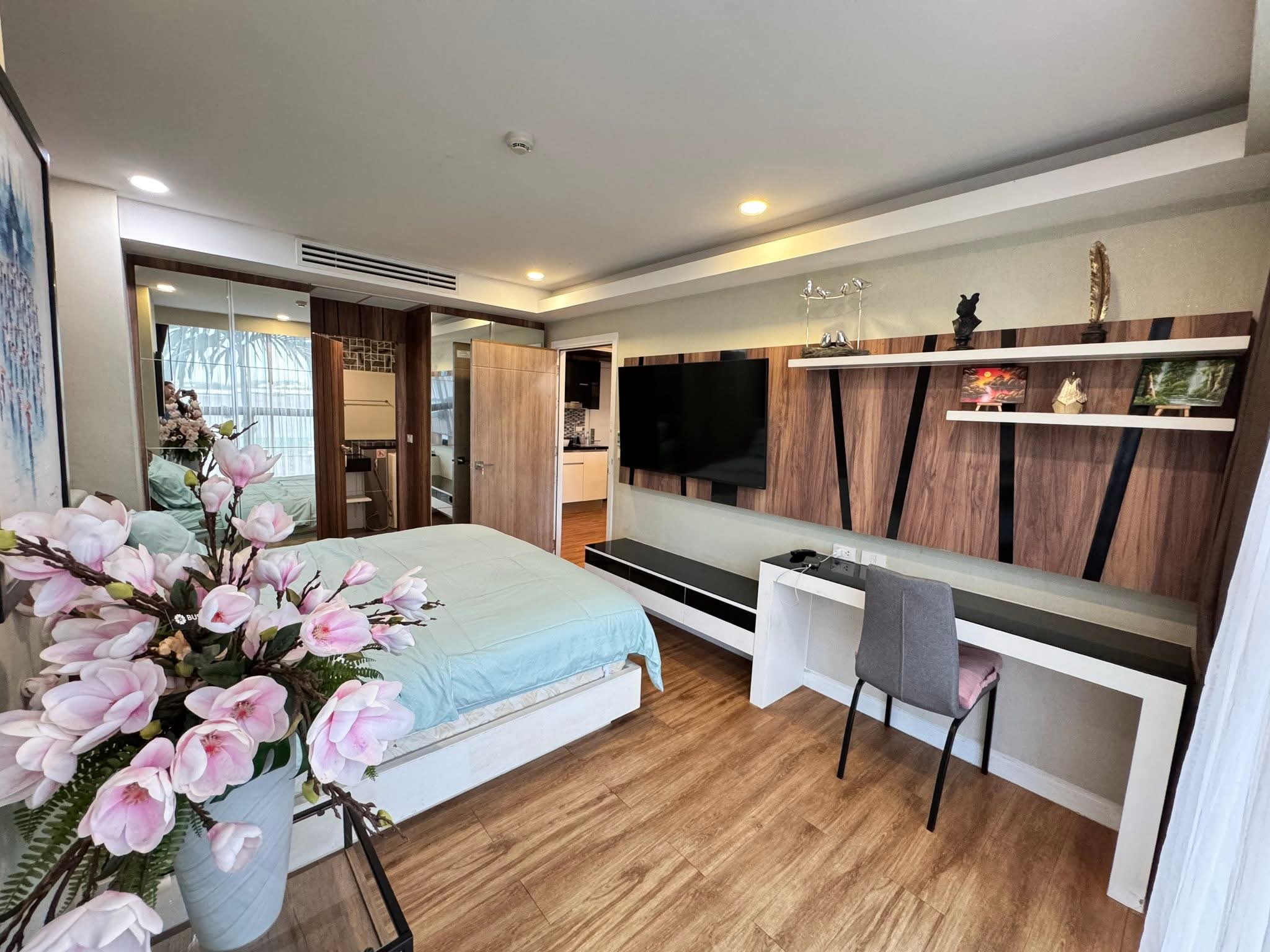 ให้เช่าคอนโดพัทยา! Dusit Grand Park 1 ห้องไซส์ใหญ่ 2 ห้องนอน 65 ตร.ม. แต่งครบพร้อมอยู่ 8