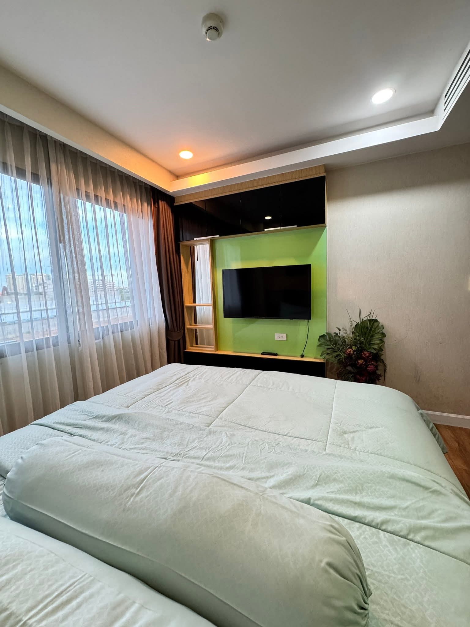 ให้เช่าคอนโดพัทยา! Dusit Grand Park 1 ห้องไซส์ใหญ่ 2 ห้องนอน 65 ตร.ม. แต่งครบพร้อมอยู่ 15
